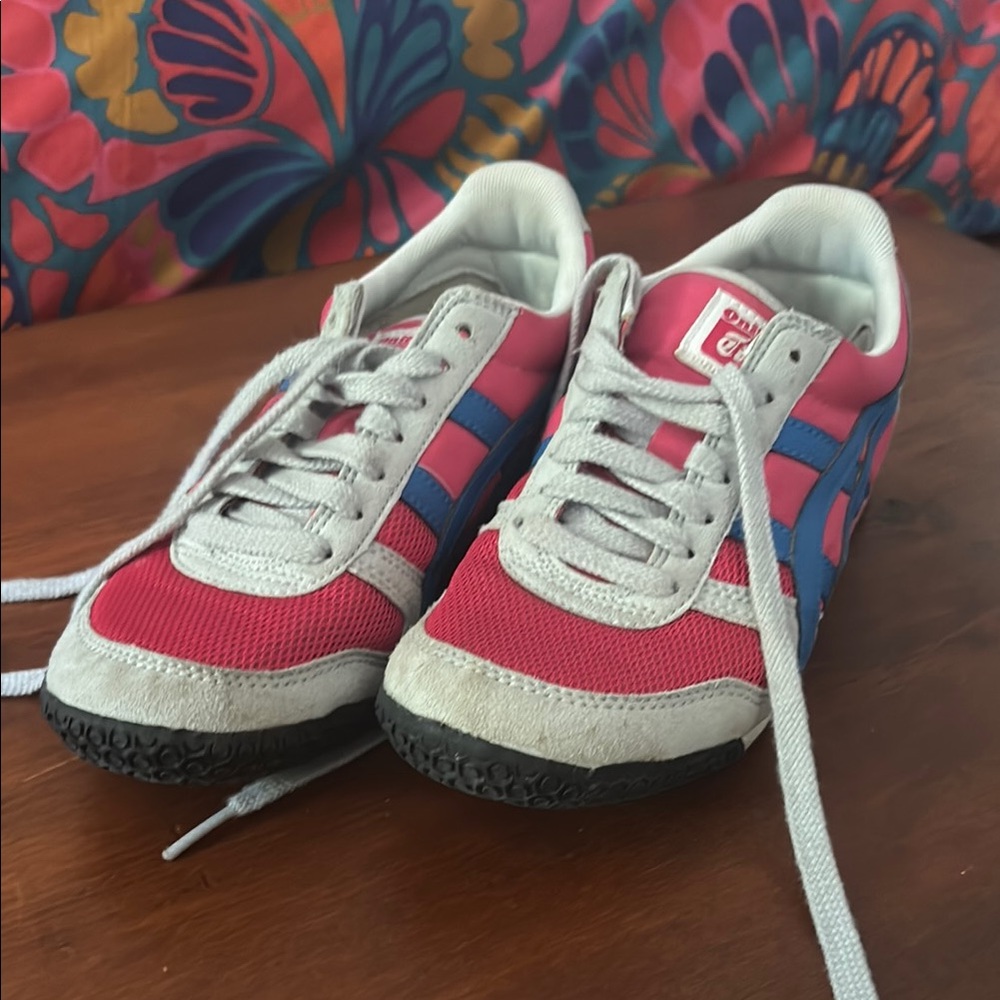 Onitsuka Tiger by Asics Pink and Gray Sneakers